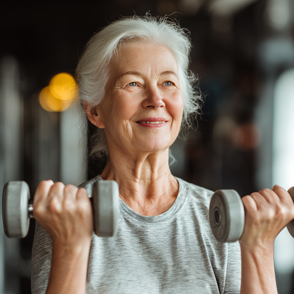Peaceful elderly European person sleeping comfortably in a well-designed bedroom
